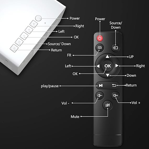 Esence© Ultra-vision - 4K Mini Projector